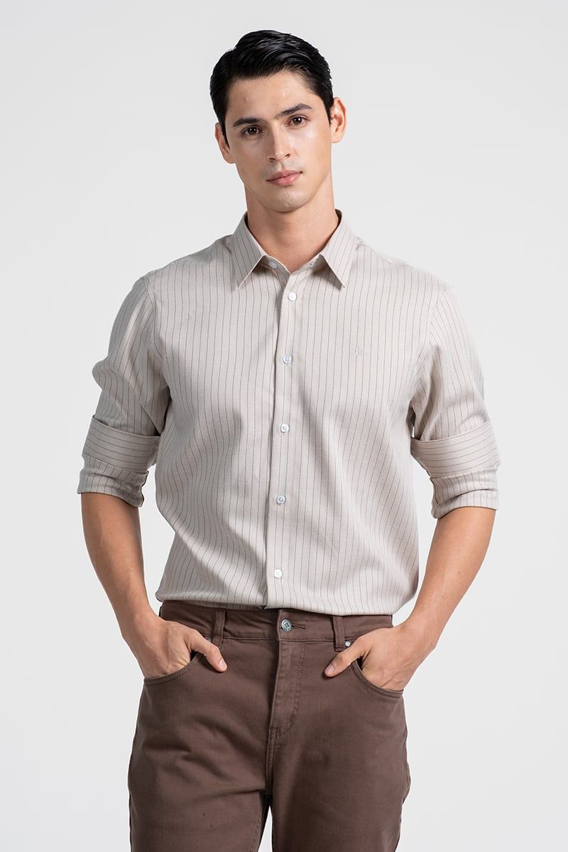  Áo Sơ Mi Nam Tay Dài Form Ôm WS26FH22P-LD 