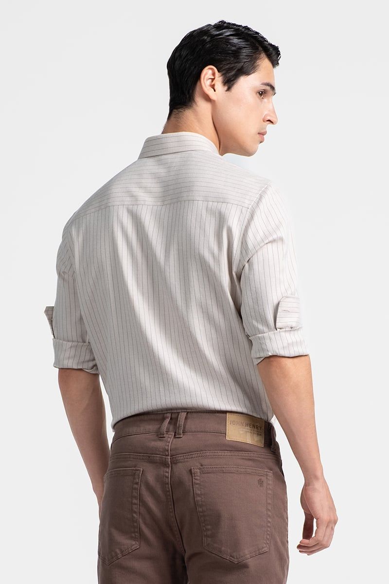  Áo Sơ Mi Nam Tay Dài Form Ôm WS26FH22P-LD 