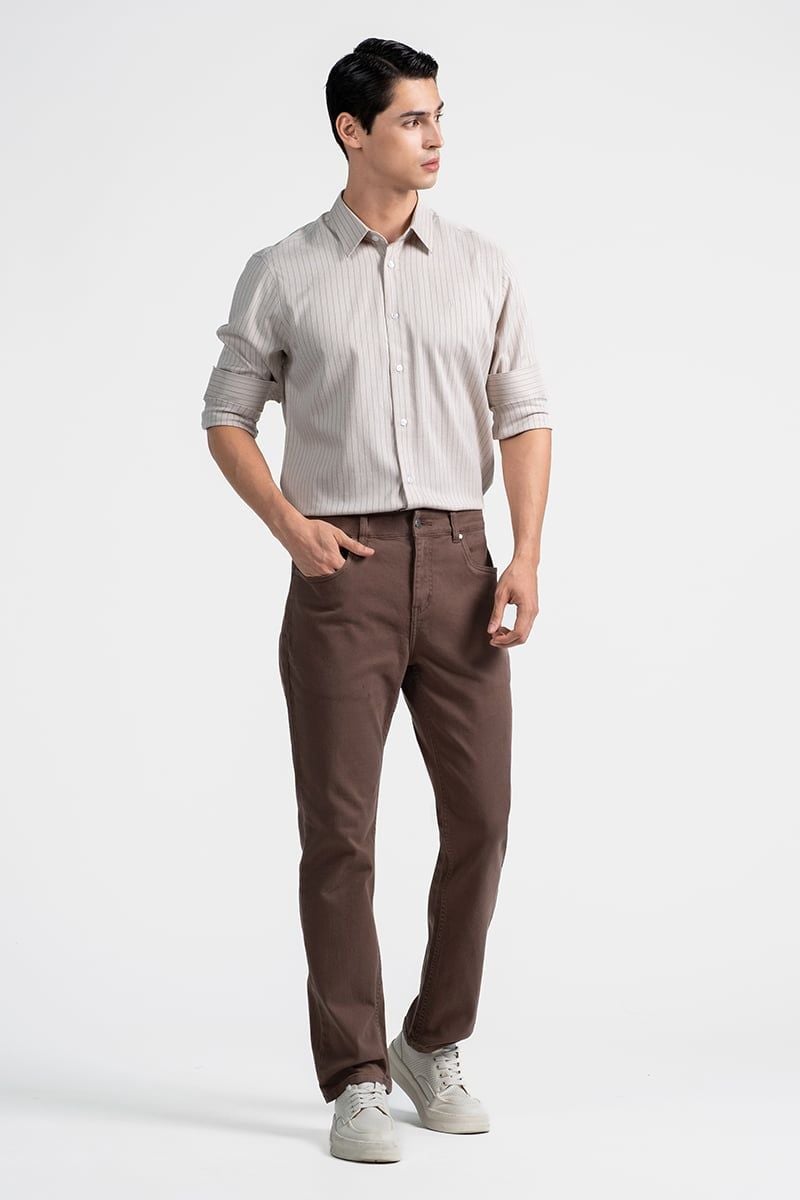  Áo Sơ Mi Nam Tay Dài Form Ôm WS26FH22P-LD 
