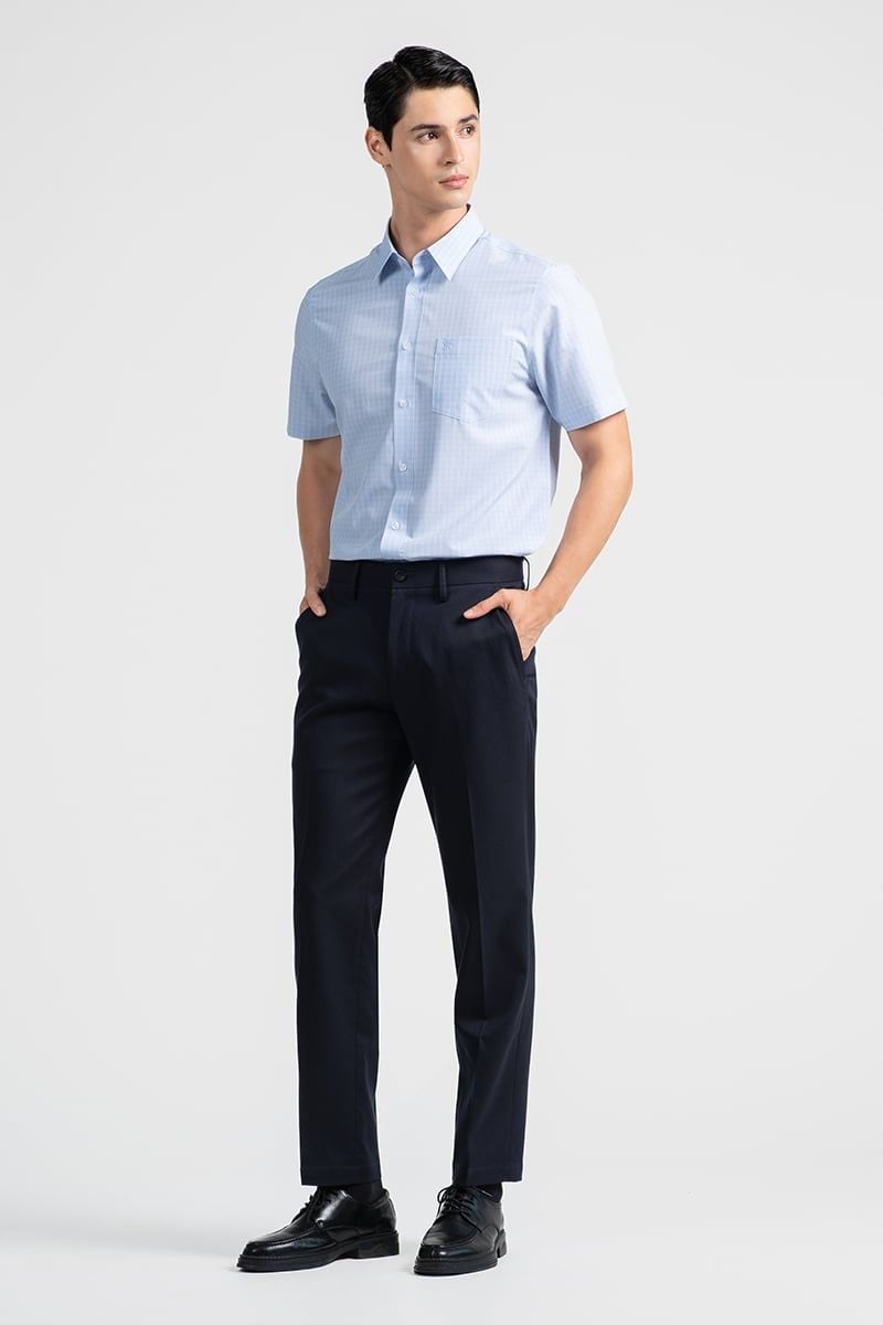  Áo Sơ Mi Nam Tay Ngắn Form Ôm Vừa WS26FH26G-CFBB 