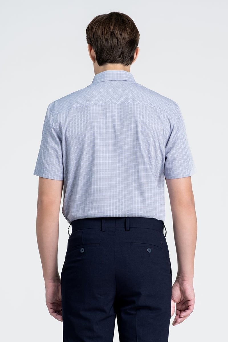  Áo Sơ Mi Nam Tay Ngắn Form Ôm WS26SS01P-SDBB 