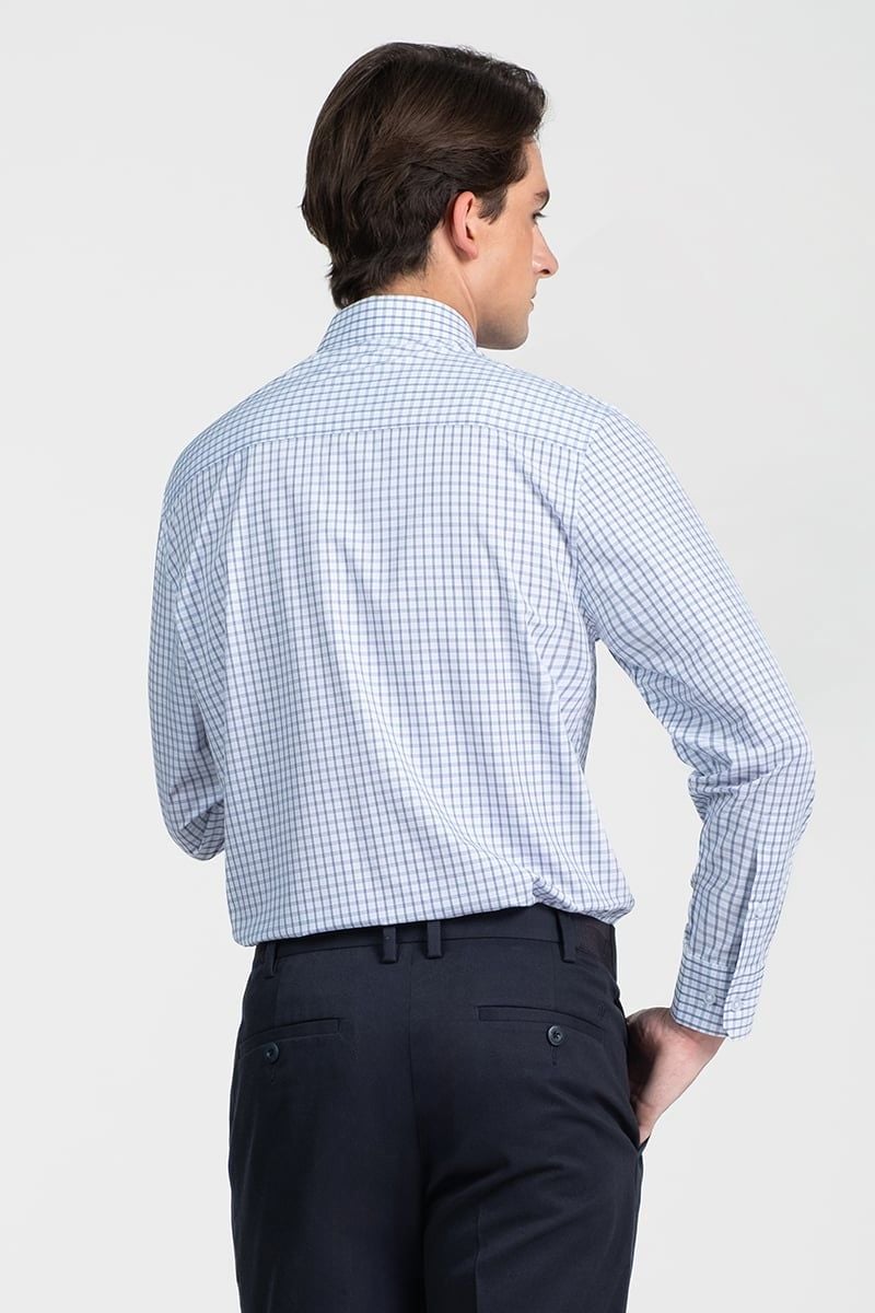  Áo Sơ Mi Nam Tay Dài Form Ôm WS26SS03C-LDBB 