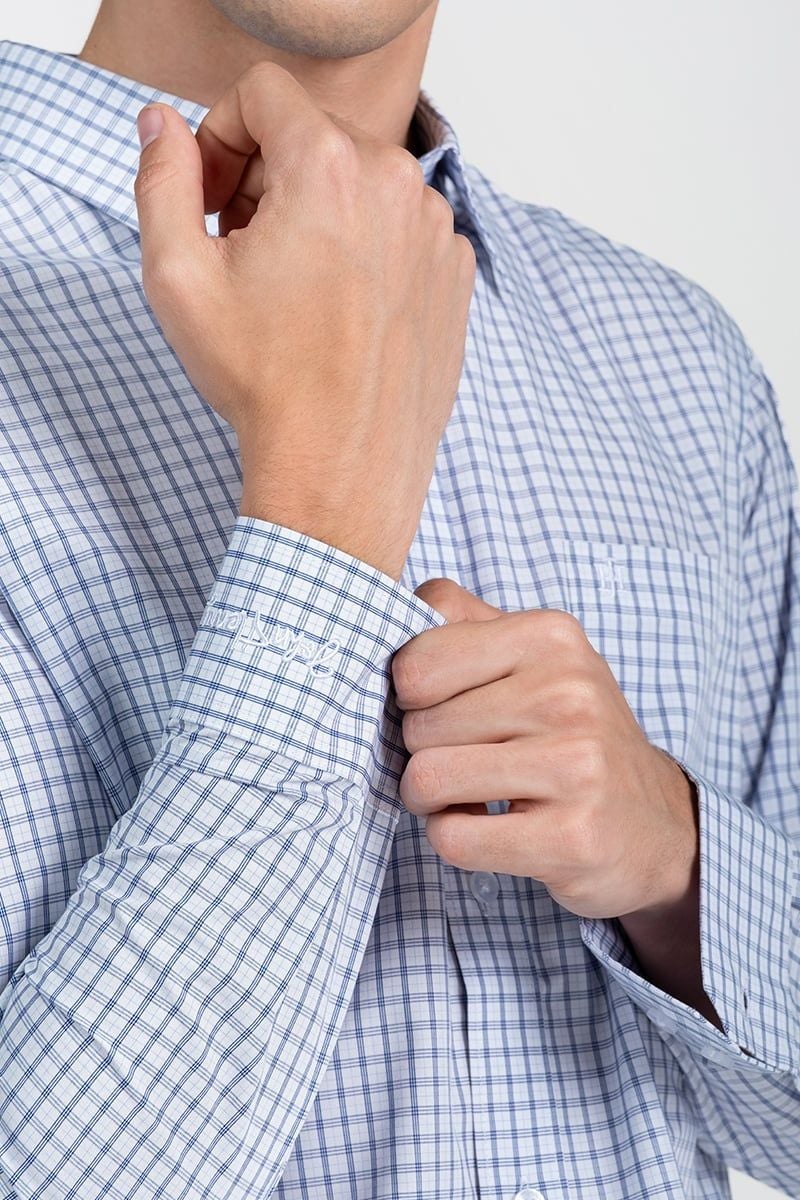  Áo Sơ Mi Nam Tay Dài Form Ôm WS26SS03C-LDBB 