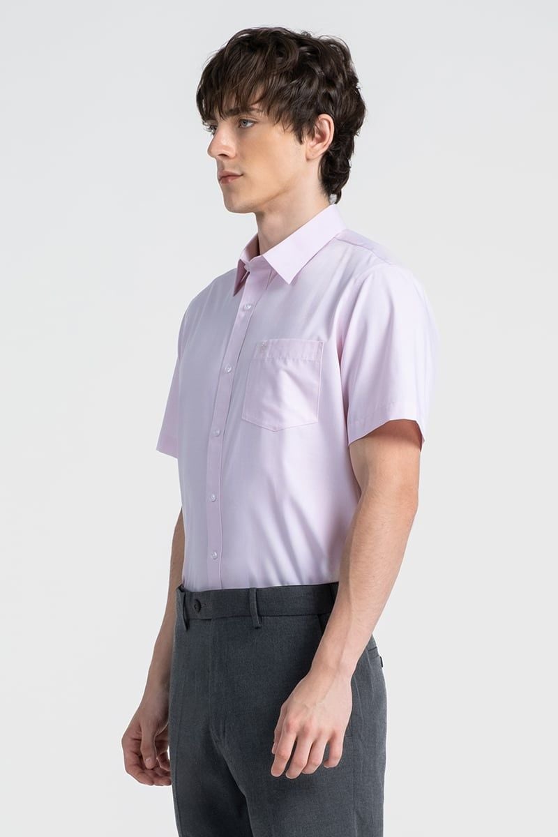  Áo Sơ Mi Nam Tay Ngắn Form Ôm WS26SS04P-SDBB 