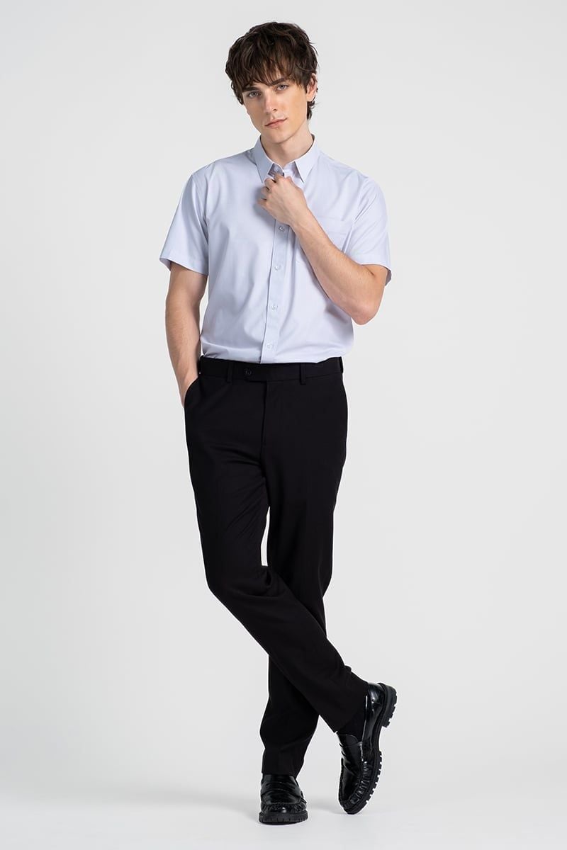 Áo Sơ Mi Nam Tay Ngắn Form Ôm WS26SS04P-SDBB 