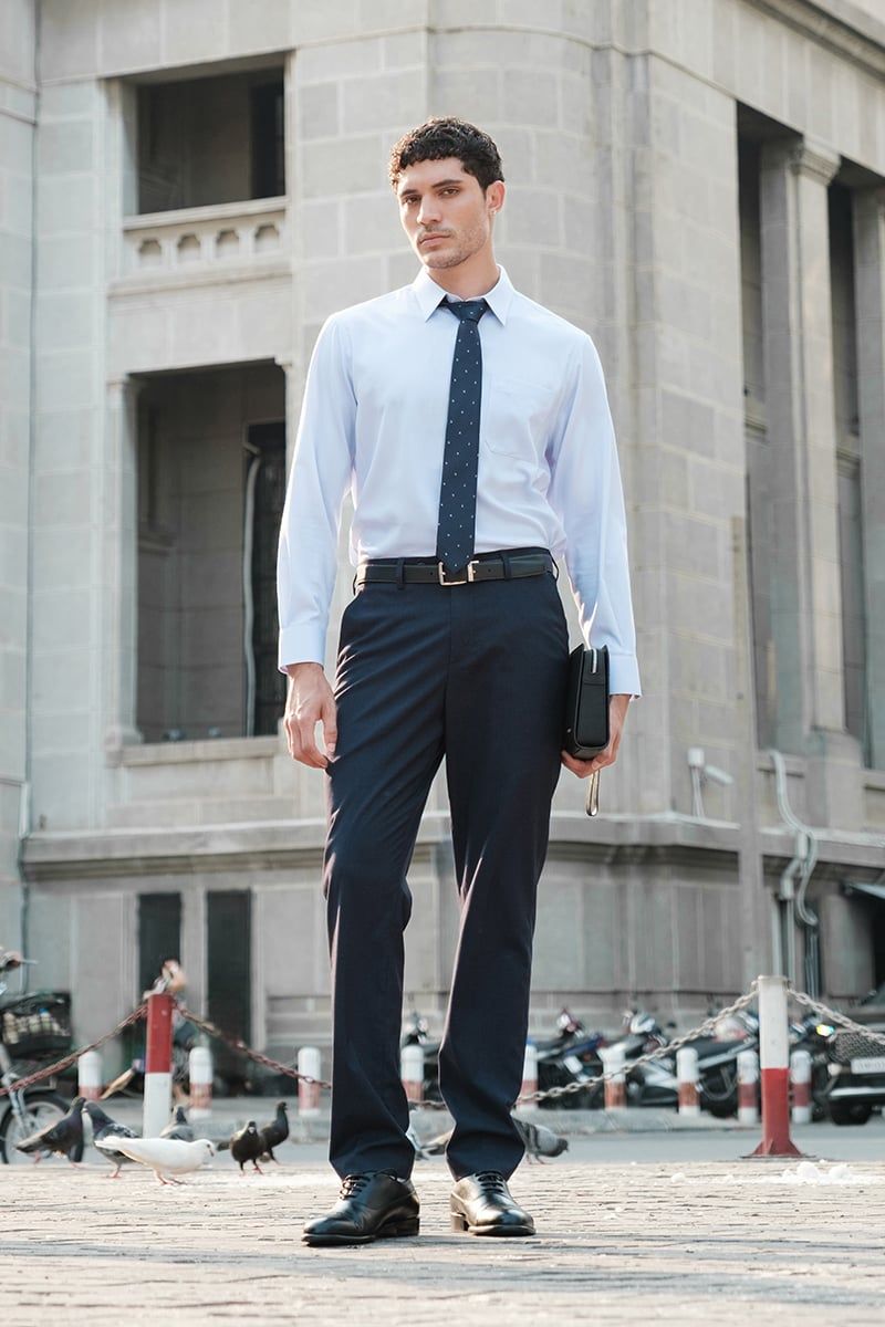  Áo Sơ Mi Nam Tay Dài Form Ôm WS26SS05T-LD 