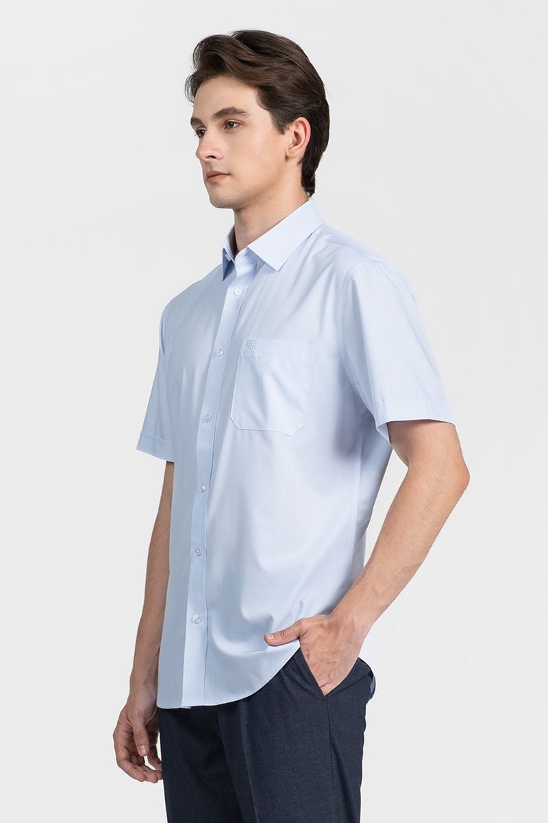  Áo Sơ Mi Nam Tay Ngắn Form Ôm WS26SS06T-SDBB 