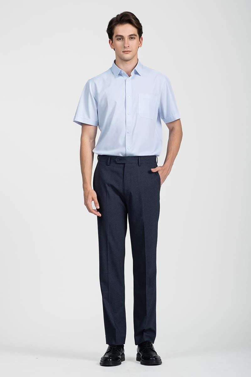  Áo Sơ Mi Nam Tay Ngắn Form Ôm WS26SS06T-SDBB 