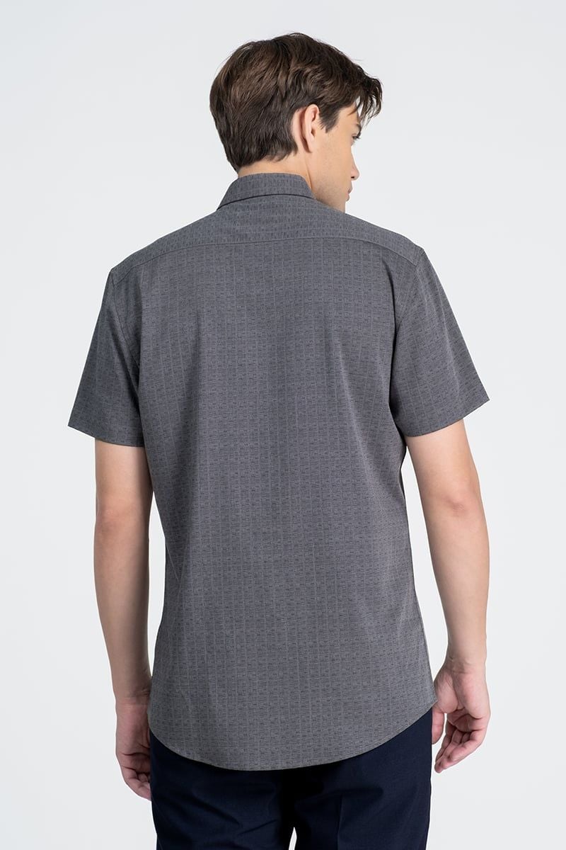  Áo Sơ Mi Nam Tay Ngắn Form Ôm WS26SS07C-SDBB 