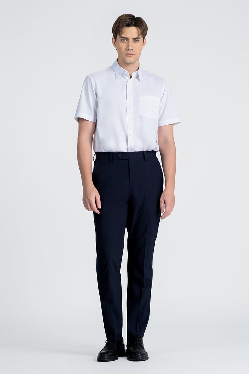  Áo Sơ Mi Nam Tay Ngắn Form Ôm WS26SS07C-SDBB 