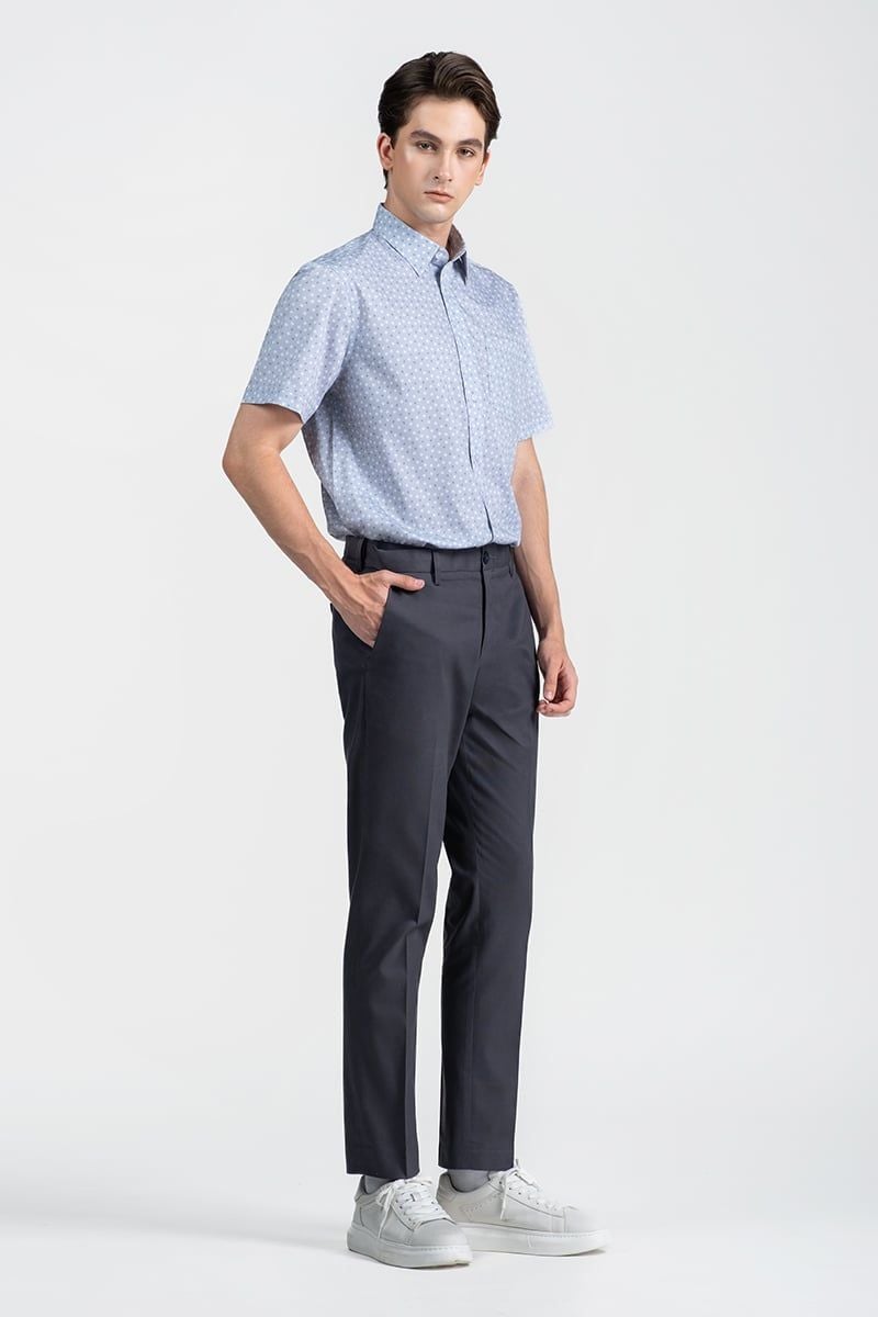  Áo Sơ Mi Nam Tay Ngắn Comfort Fit WS26SS10G-CFBB 