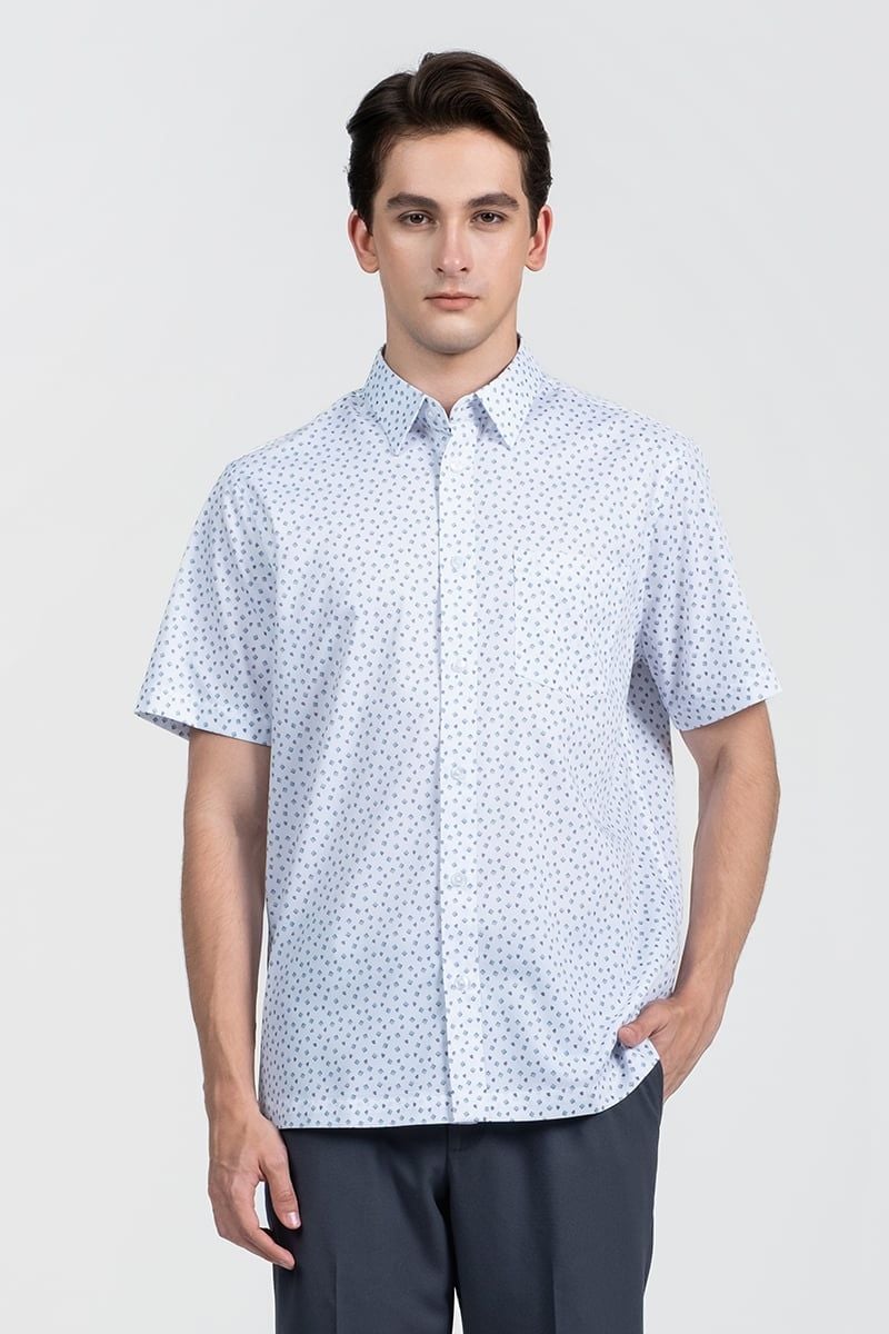  Áo Sơ Mi Nam Tay Ngắn Comfort Fit WS26SS10G-CFBB 