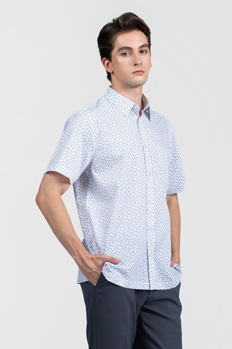  Áo Sơ Mi Nam Tay Ngắn Comfort Fit WS26SS10G-CFBB 