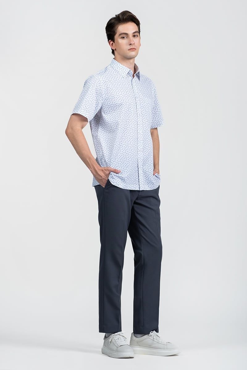  Áo Sơ Mi Nam Tay Ngắn Comfort Fit WS26SS10G-CFBB 