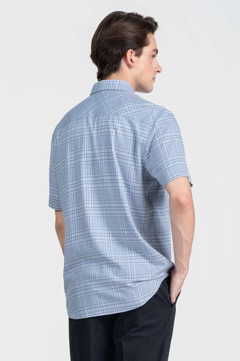  Áo Sơ Mi Nam Tay Ngắn Form Ôm WS26SS11P-SD 