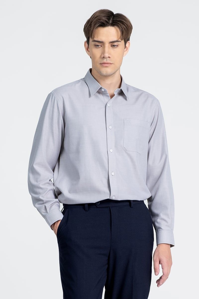  Áo Sơ Mi Nam Dài Tay Form Ôm WS26SS12T-LDBB 