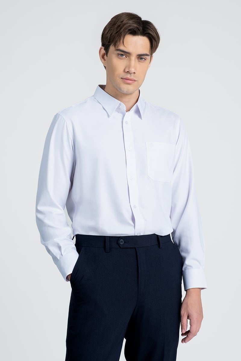  Áo Sơ Mi Nam Dài Tay Form Ôm WS26SS12T-LDBB 