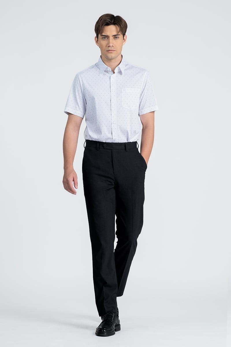  Áo Sơ Mi Nam Tay Ngắn Form Ôm Vừa WS26SS14G-CFBB 