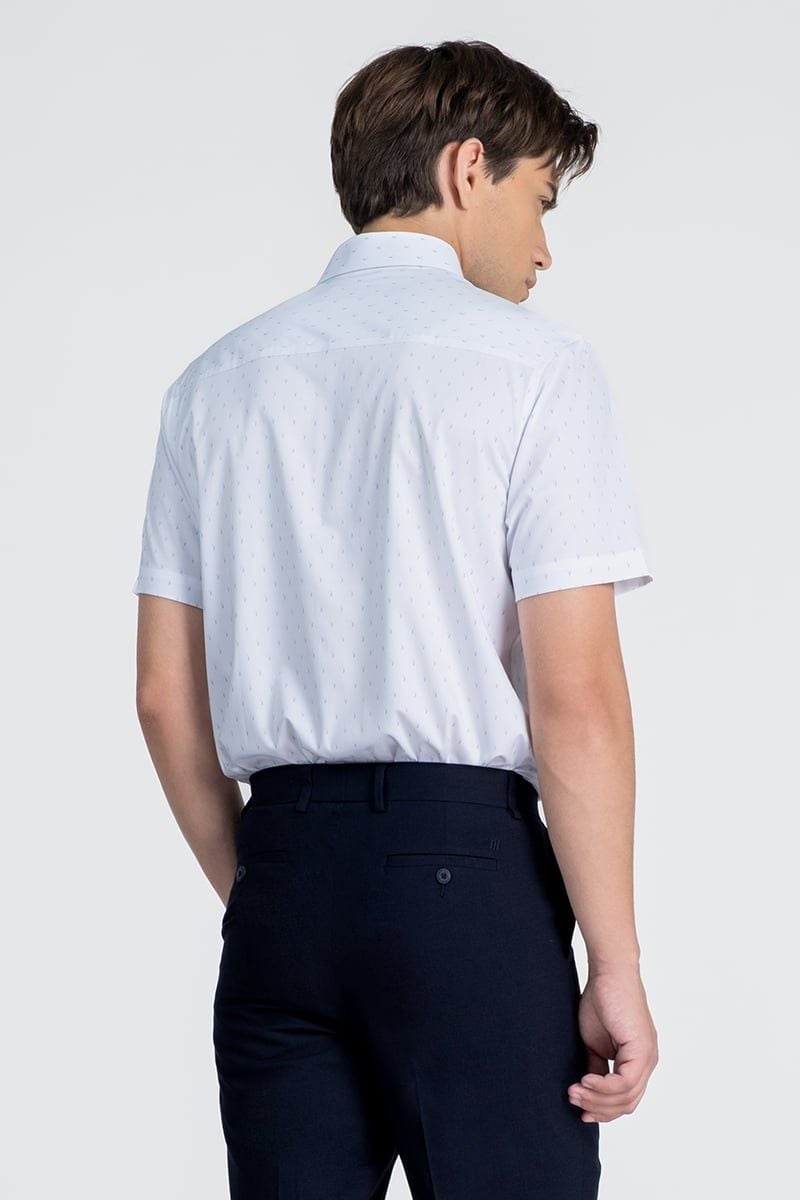  Áo Sơ Mi Nam Tay Ngắn Form Ôm Vừa WS26SS14G-CFBB 