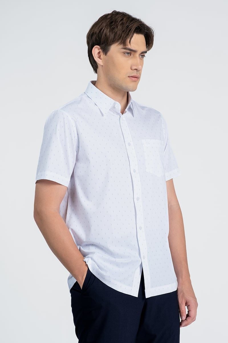  Áo Sơ Mi Nam Tay Ngắn Form Ôm Vừa WS26SS14G-CFBB 