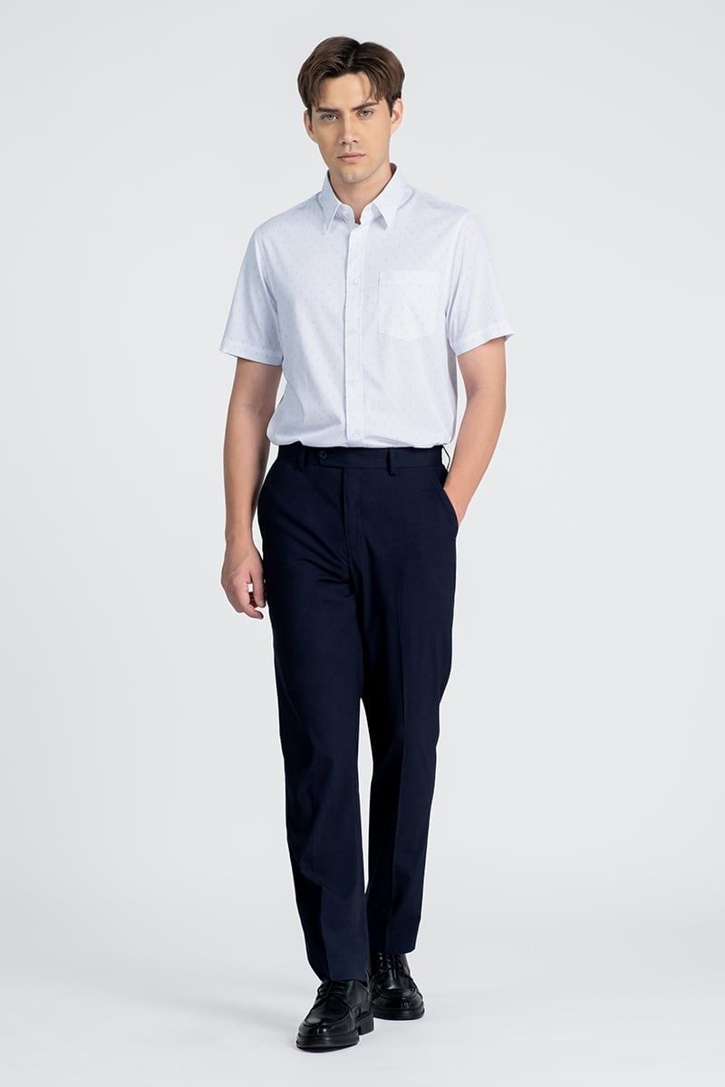  Áo Sơ Mi Nam Tay Ngắn Form Ôm Vừa WS26SS14G-CFBB 