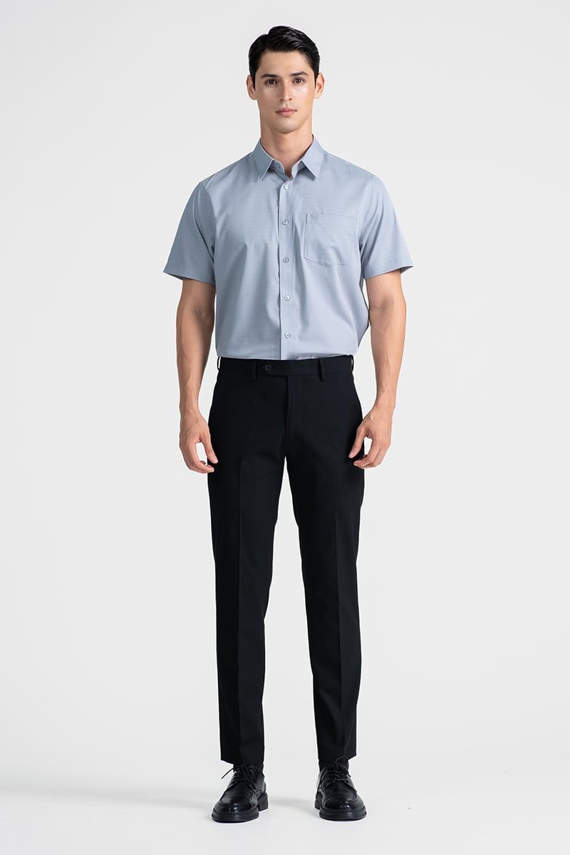  Áo Sơ Mi Nam Tay Ngắn Form Ôm Vừa WS26SS23M-CFBB 