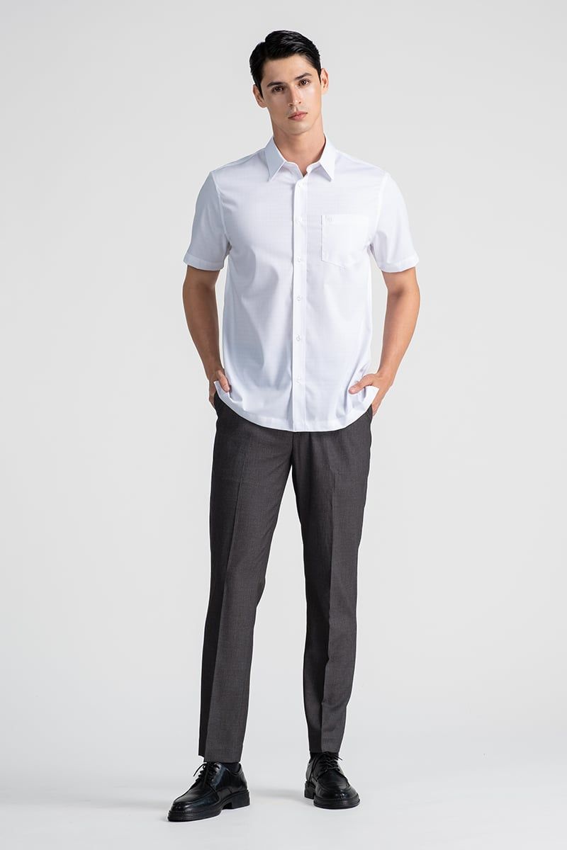  Áo Sơ Mi Nam Tay Ngắn Form Ôm Vừa WS26SS23M-CFBB 