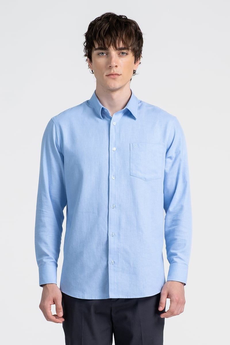  Áo Sơ Mi Nam Tay Dài Form Vừa WS26SS29P-LC 