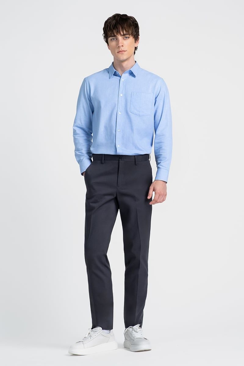  Áo Sơ Mi Nam Tay Dài Form Vừa WS26SS29P-LC 