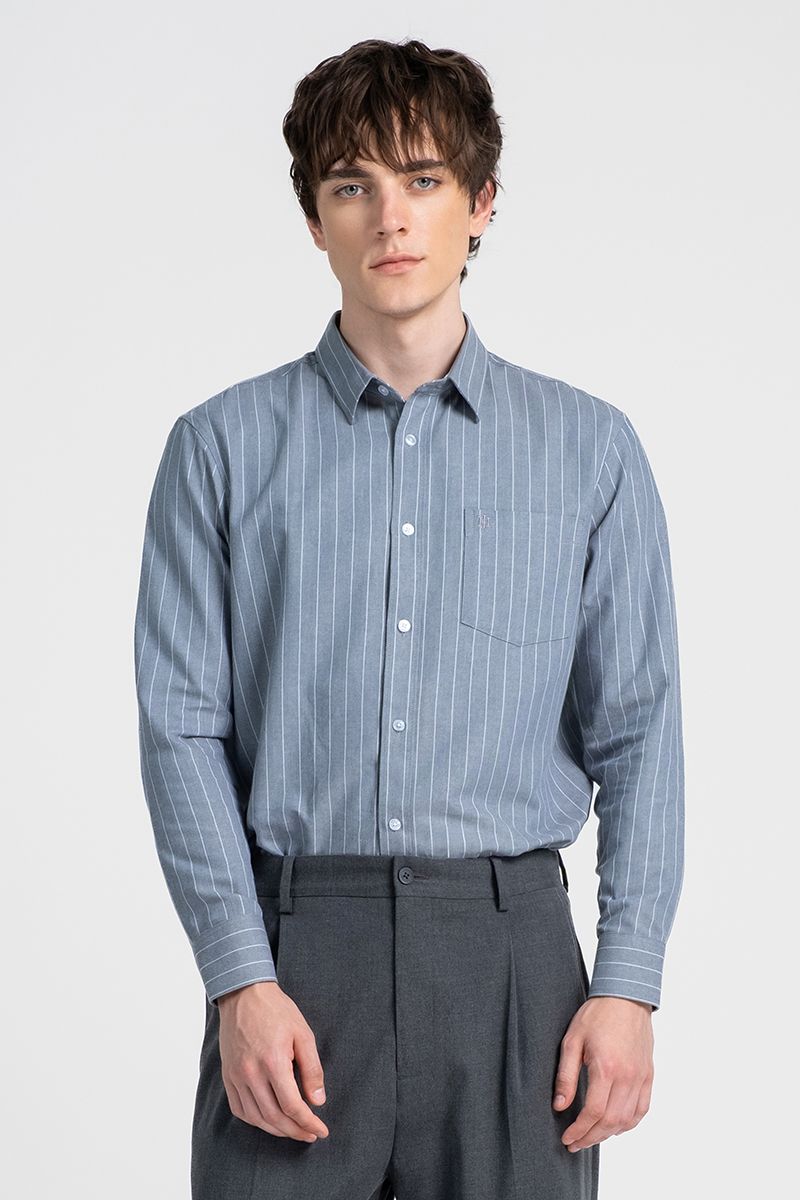  Áo Sơ Mi Nam Tay Dài Form Vừa WS26SS29P-LC 