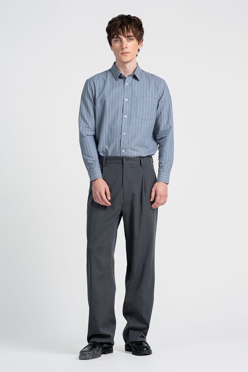  Áo Sơ Mi Nam Tay Dài Form Vừa WS26SS29P-LC 
