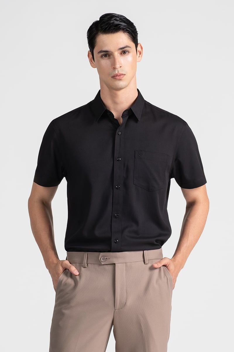  Áo Sơ Mi Nam Tay Ngắn Form Ôm WS26SS31P-SD 