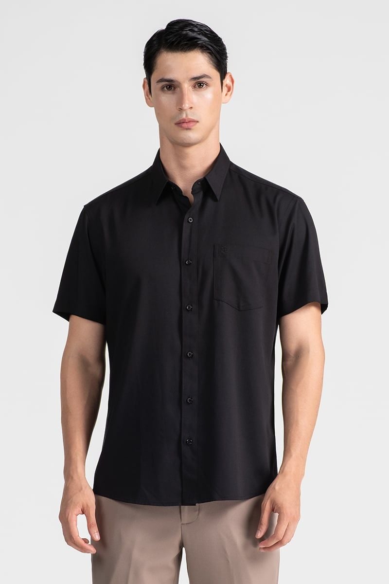  Áo Sơ Mi Nam Tay Ngắn Form Ôm WS26SS31P-SD 