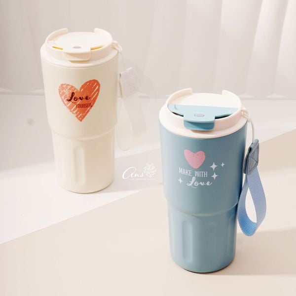  Ly giữ nhiệt in thông điệp ý nghĩa -quà tặng nữ - quà 20/10 & 8/3 