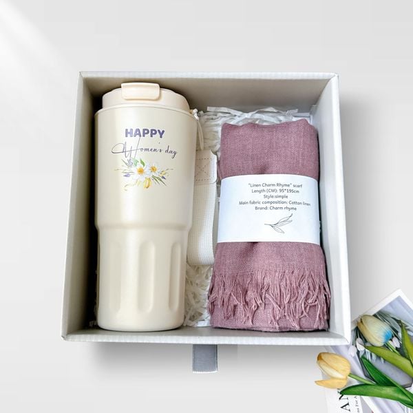  Set quà tặng nữ in thông điệp 20/10 (nhiều mẫu) GSN_LK 