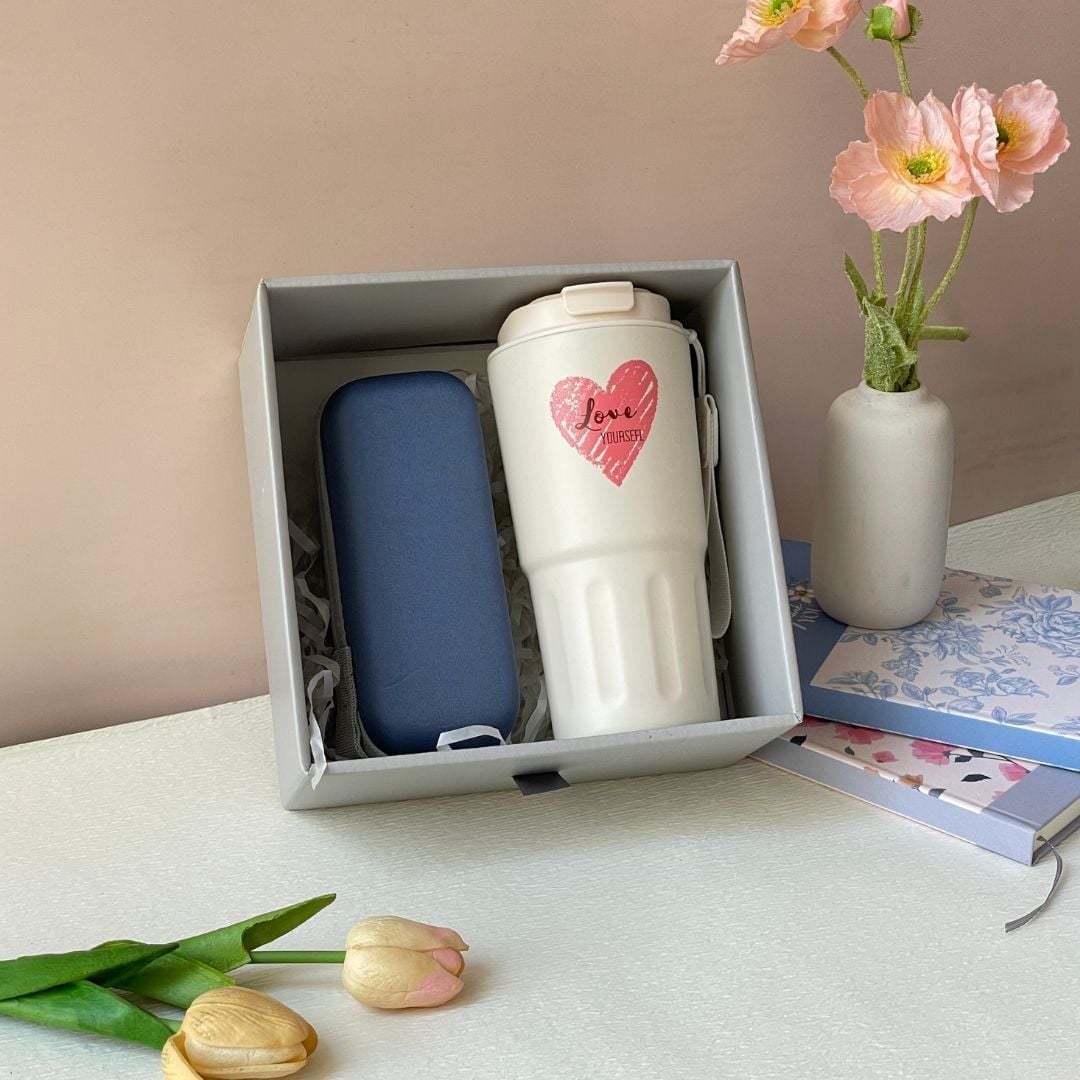  Quà 8/3, 20/10 tặng bạn gái - Set 2 món Ly 