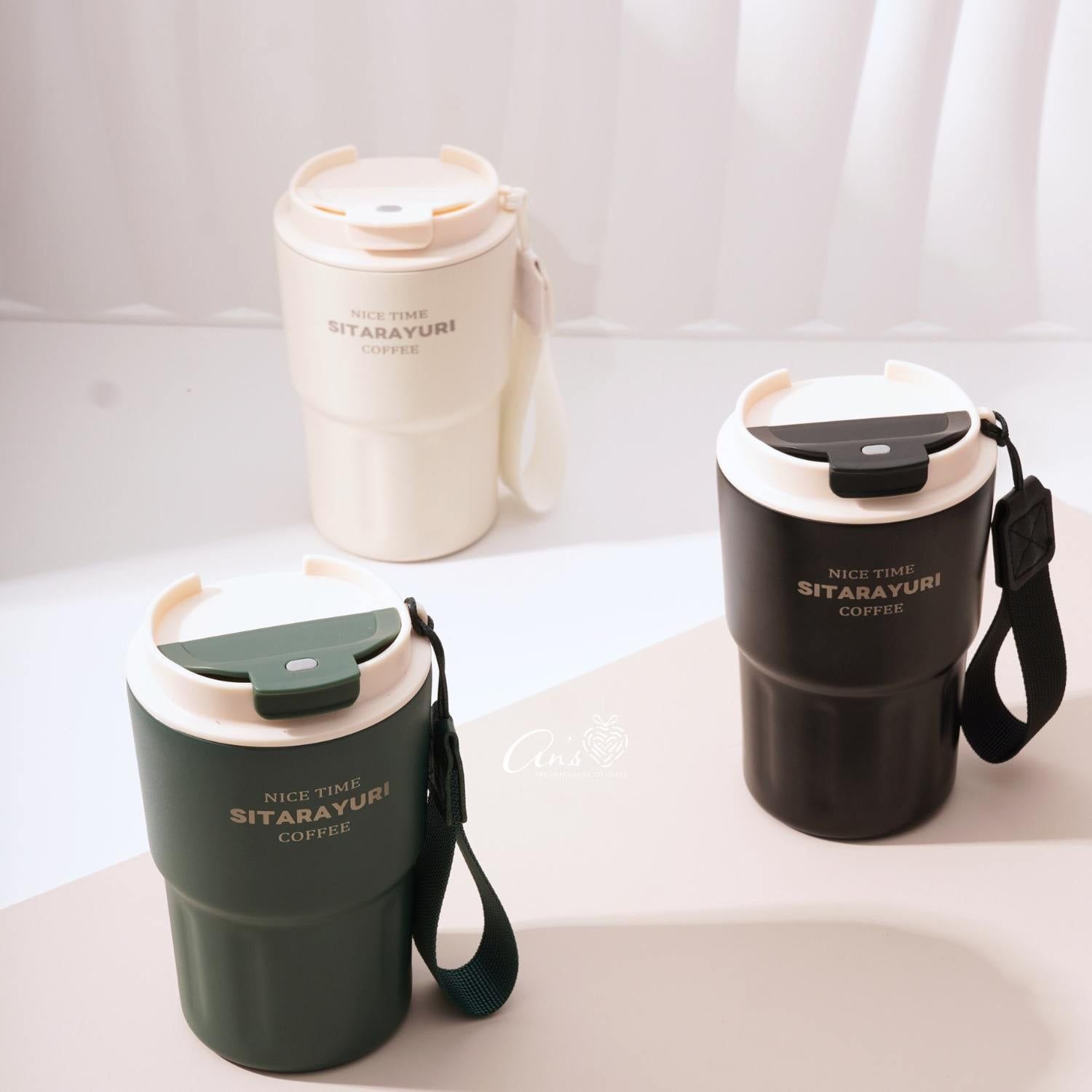  Ly giữ nhiệt đựng cà phê trà sữa - BGN44 (hai dung tích) 