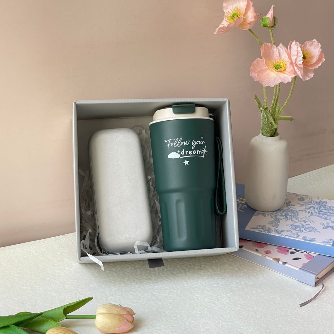  Quà 8/3, 20/10 tặng bạn gái - Set 2 món Ly 