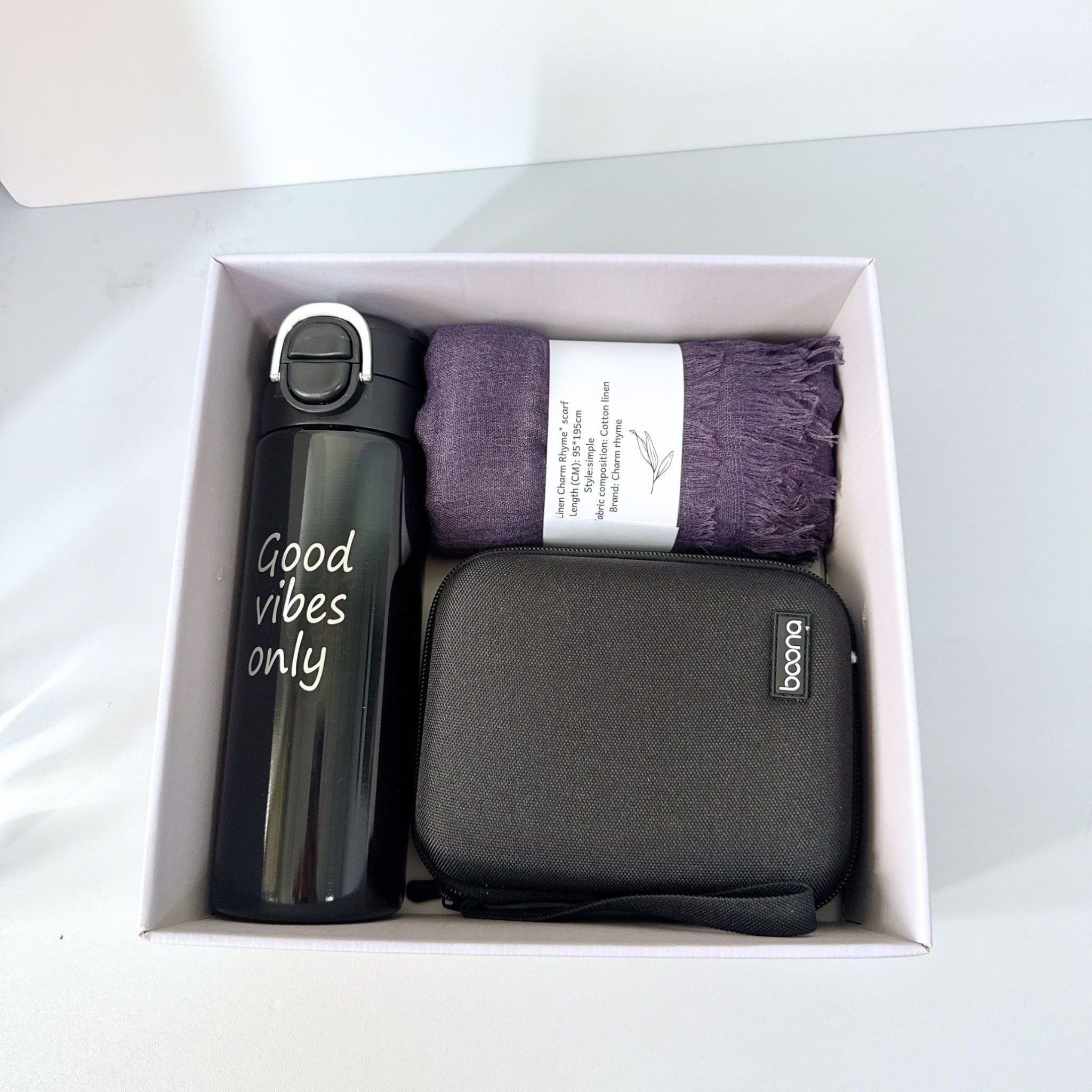  Set Quà Tặng Nam “Good Vibes Only” – In Logo Theo Yêu Cầu 