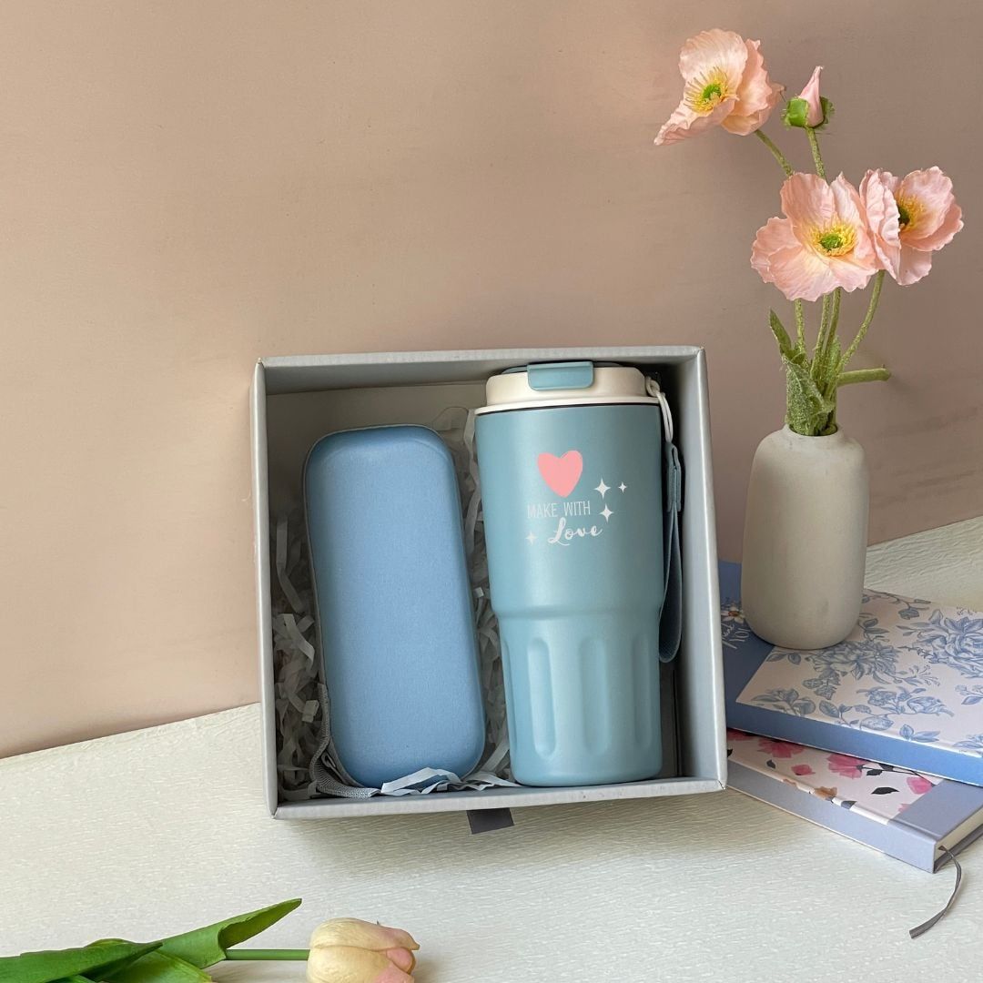  Quà 8/3, 20/10 tặng bạn gái - Set 2 món Ly 