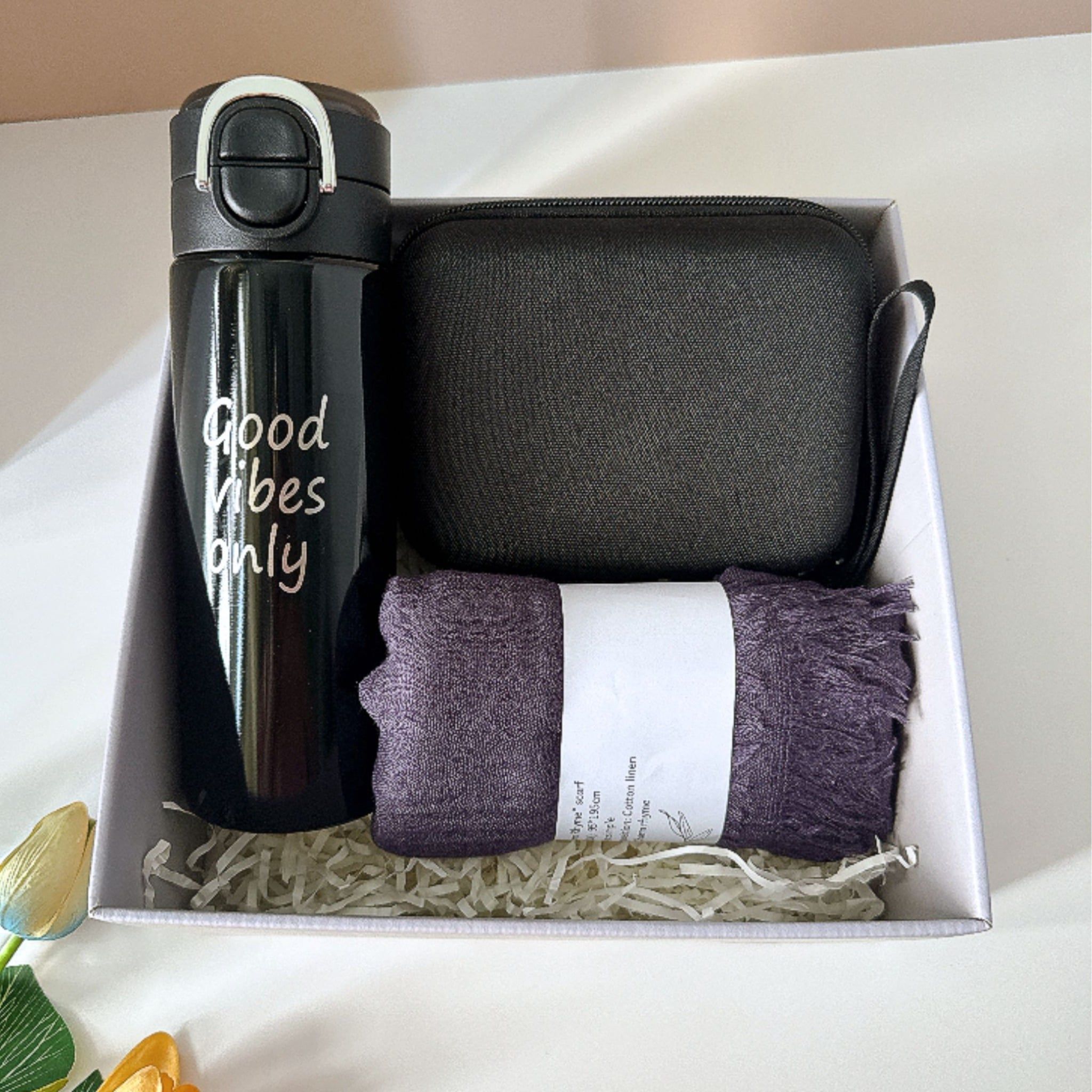  Set Quà Tặng Nam “Good Vibes Only” – In Logo Theo Yêu Cầu 