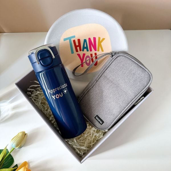  Hộp Quà Tặng Cảm Ơn Nam – In Thông Điệp Thank You 