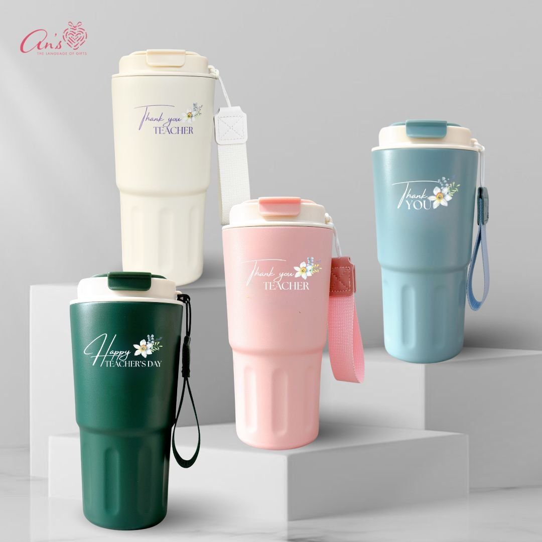  Bình giữ nhiệt in ấn thông điệp 20/11 - Quà tặng ý nghĩa cho Thầy/Cô giáo. 