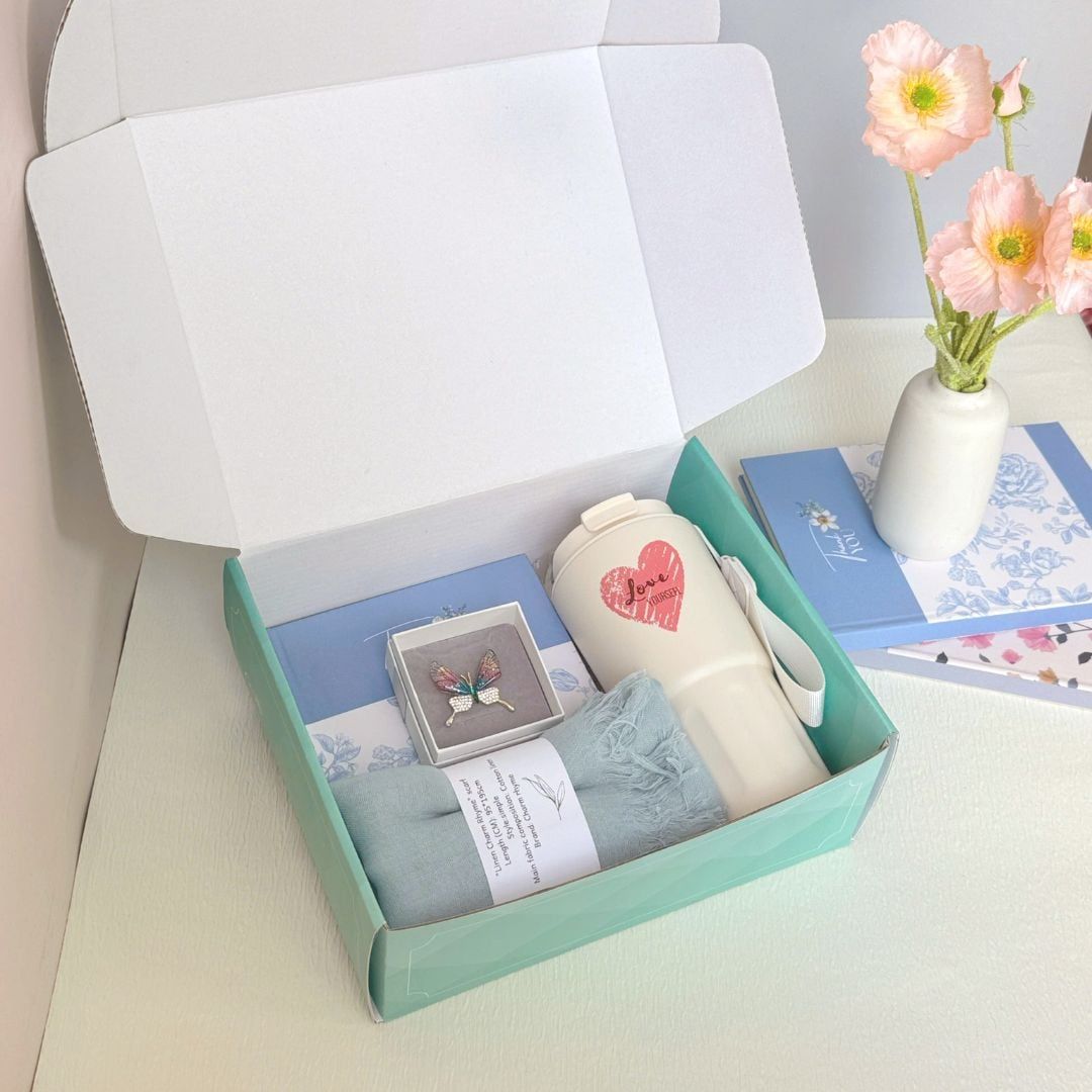  Set quà tặng vào dịp lễ 8/3, 20/10 - combo 3 món bình - túi - ví 1006_B 