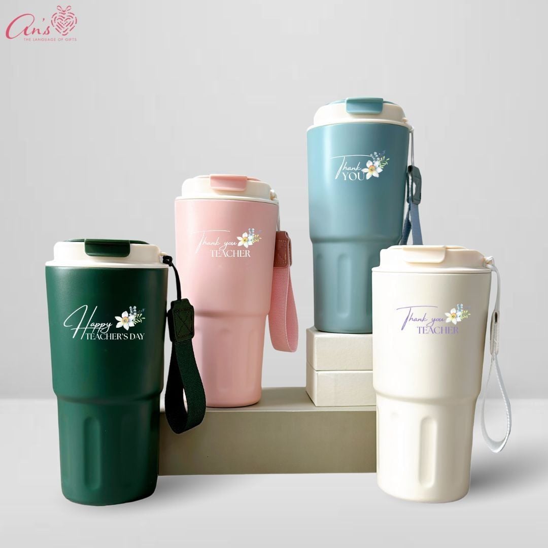  Bình giữ nhiệt in ấn thông điệp 20/11 - Quà tặng ý nghĩa cho Thầy/Cô giáo. 