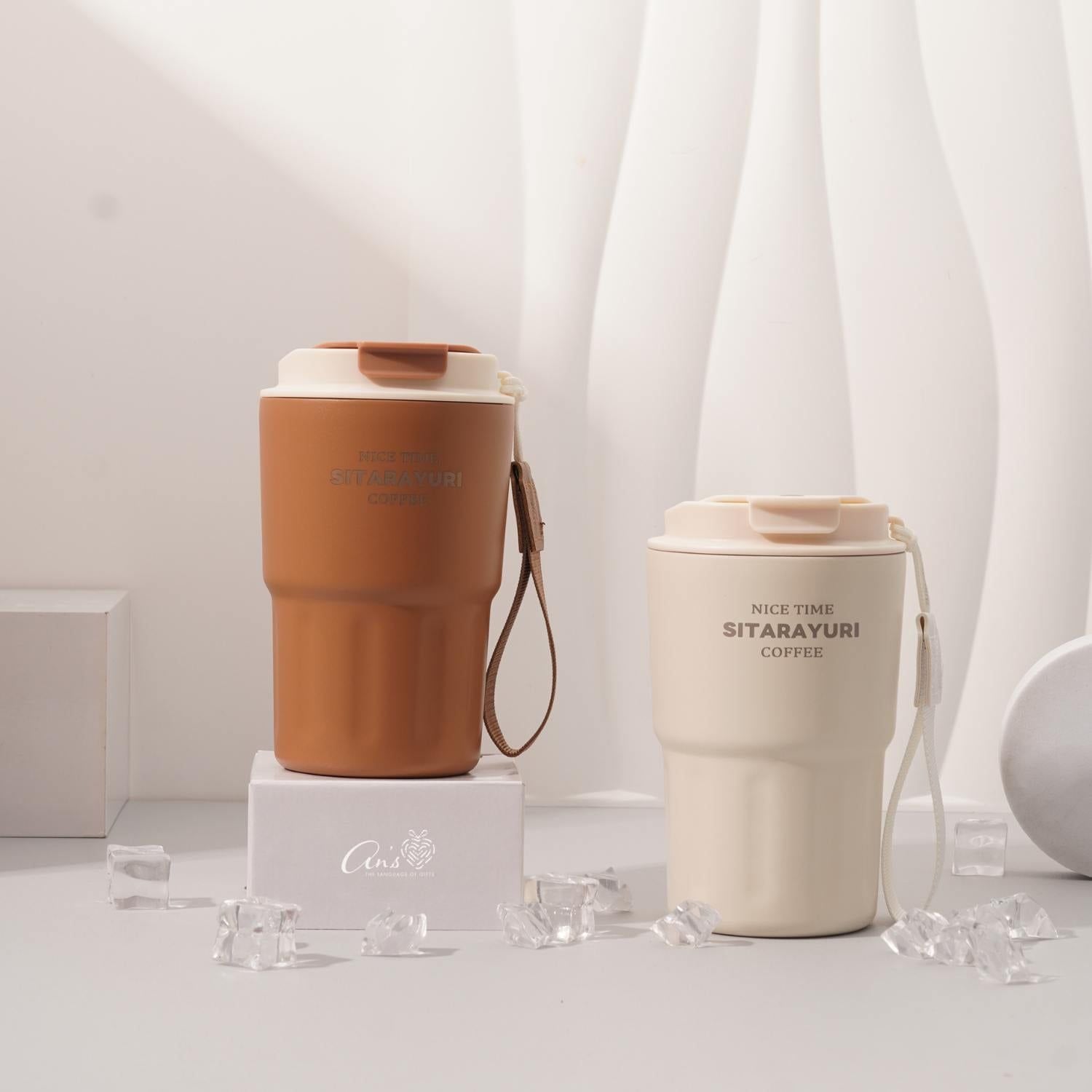 Ly giữ nhiệt đựng cà phê trà sữa - BGN44 (hai dung tích) 