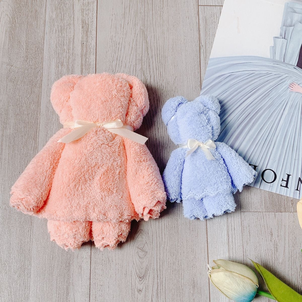  Khăn cuộn Gấu bông Quà tặng Manmu 