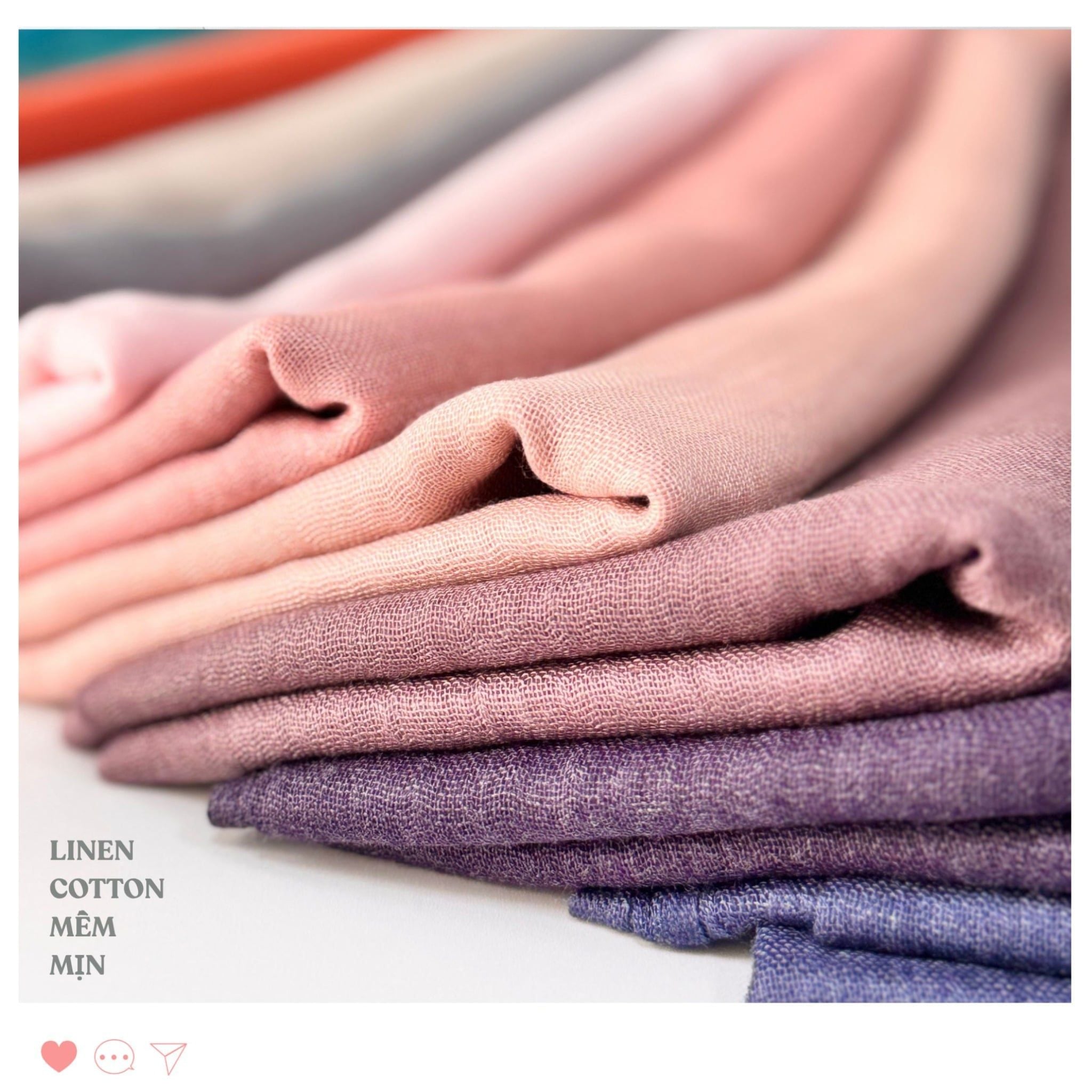  Khăn choàng mỏng Linen Charm Rhyme mã KC_1001 