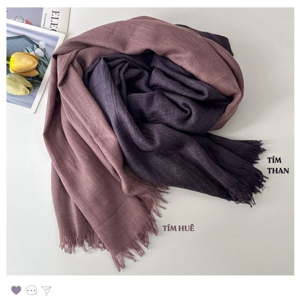  Khăn choàng mỏng Linen Charm Rhyme mã KC_1001 