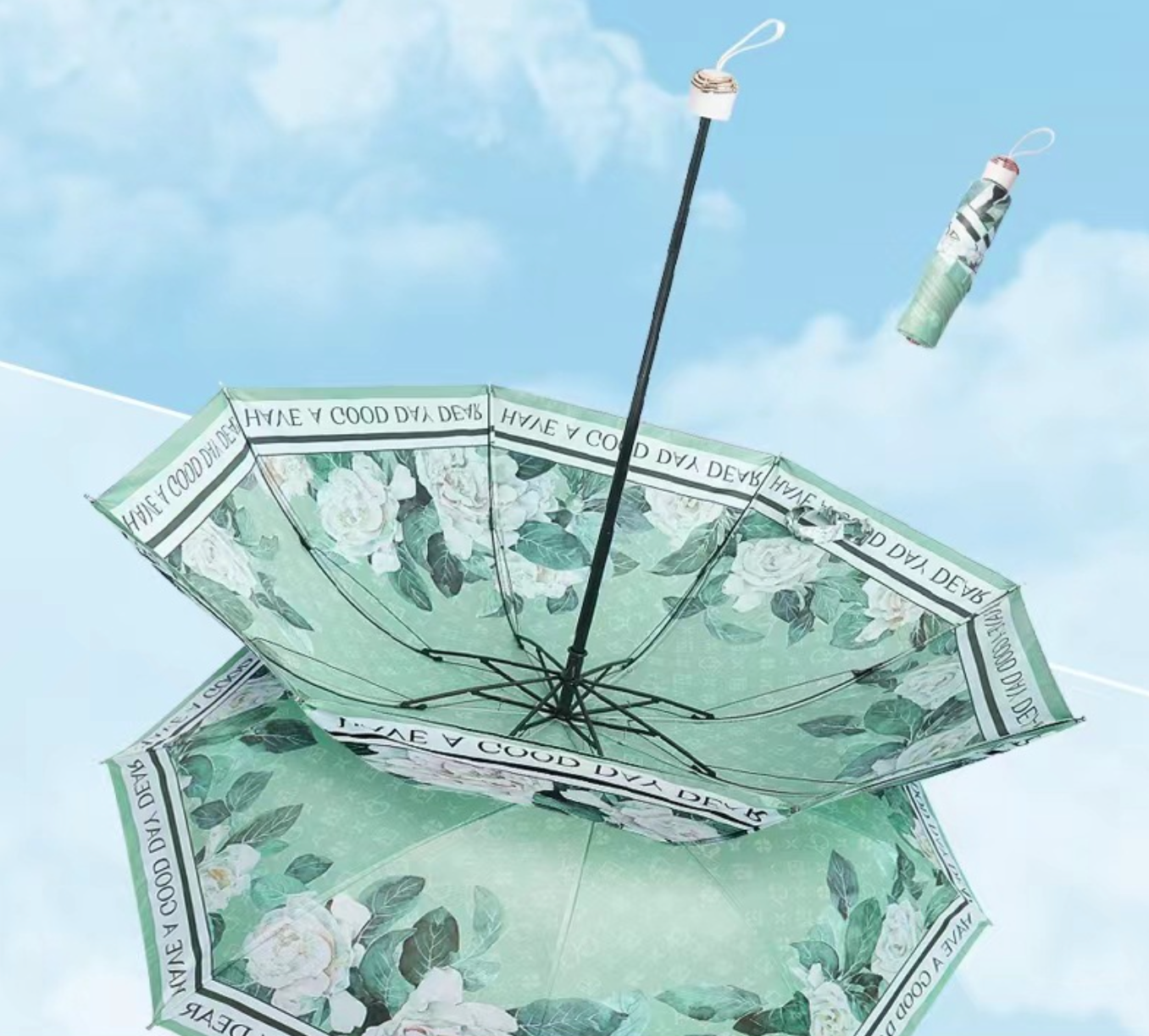  Ô dù 3 lớp UV kèm túi đựng-ODG014 